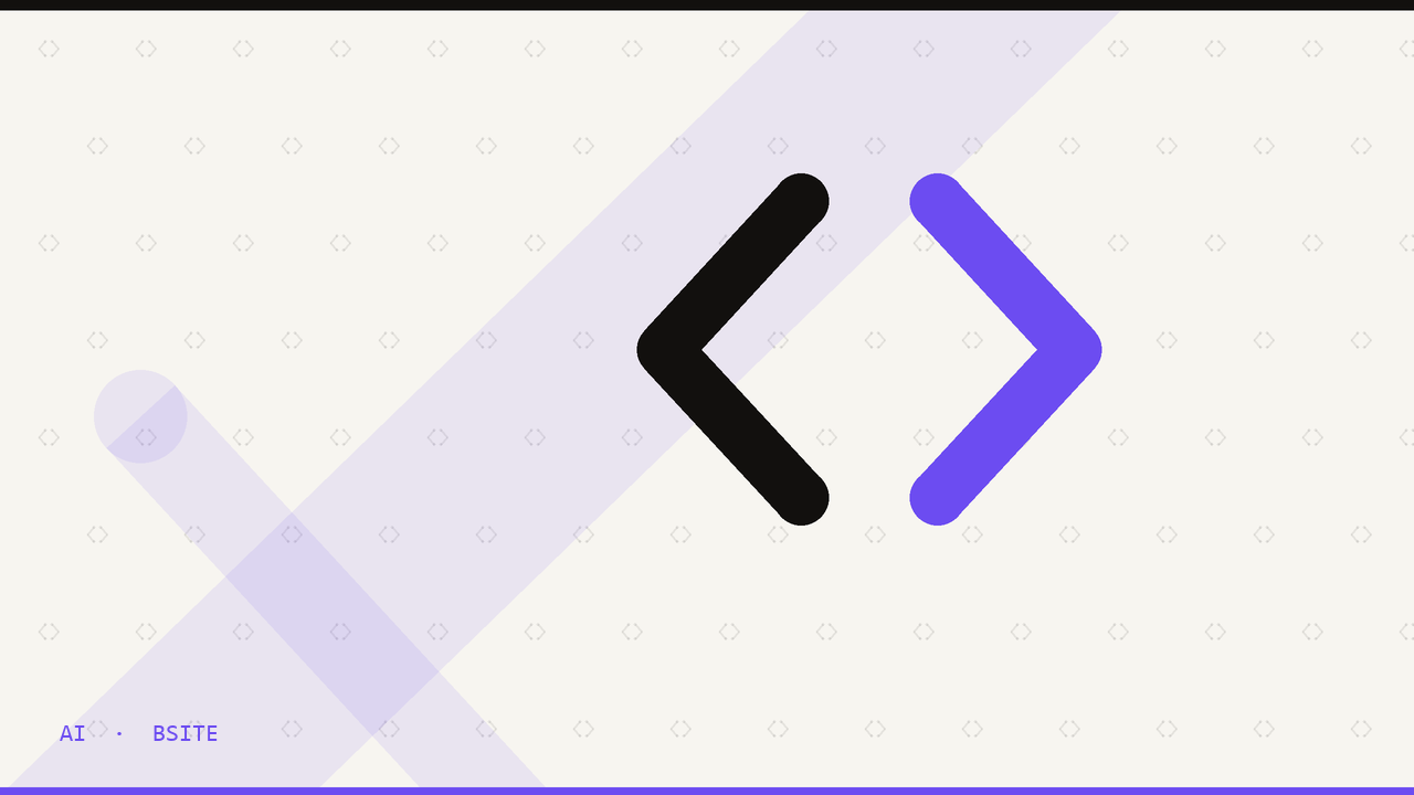 איור מופשט בשפה הגרפית של BSITE למאמר על בחירת מודל בינה מלאכותית